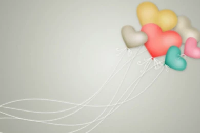 Love Hearts Balloon Wallpapers