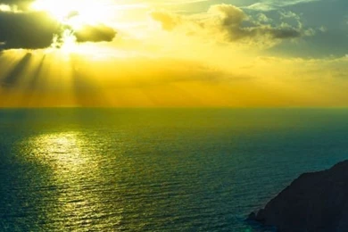 540x960 Wallpapers Mountains, Sea, Ocean, Clouds, Night