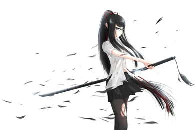 1920x1080 Anime Girl With Katana Sword Desktop PC And Mac Wallpapers