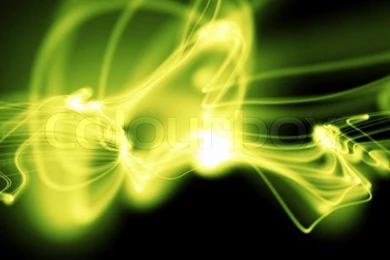 Green Abstract Neon Technological Backgrounds