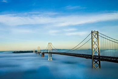 San Francisco Oakland Bay Bridge HD Desktop Wallpapers : Widescreen ...