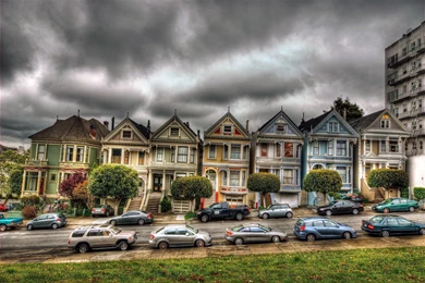 Painted Ladies (Postcard Row)