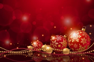 HD Red Christmas Backgrounds