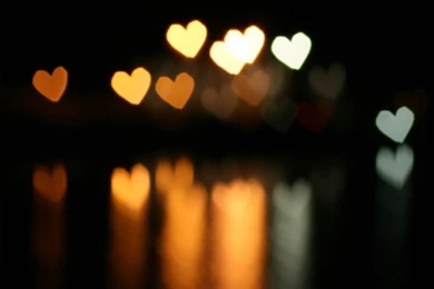 Heart Bokeh   Wallpaper.