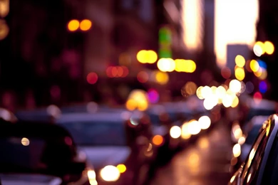 Bokeh, City, Lights, Photo, Fanciful, Evening, Hd Wallpapers