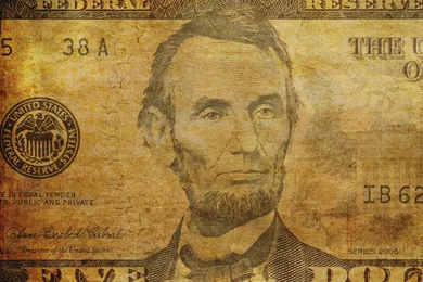 Money Cash Presidents Of The United States Dollar Bills Lincoln 5 ...