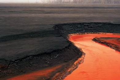 Download Wallpapers 3840x1200 Lava, After, Eruption, Volcano Dual ...