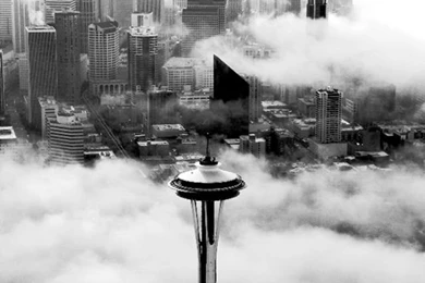Seattle Space Needle Tower iPhone 5 Wallpapers