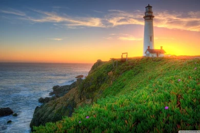 Pigeon Point Lighthouse, California HD Desktop Wallpapers : High ...