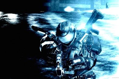 Download 1920x1080 Master Chief In Blue Backgrounds Wallpapers