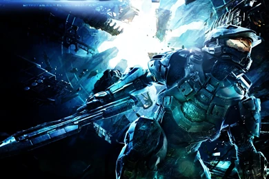 DeviantArt: More Like Halo 4: Master Chief   WALLPAPER By Silas ...