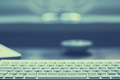 Download Wallpapers 3840x1200 Computer, Keyboard, Mouse, Laptop ...