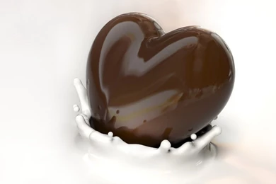 Chocolate Heart HD Desktop Wallpapers : Widescreen : High ...