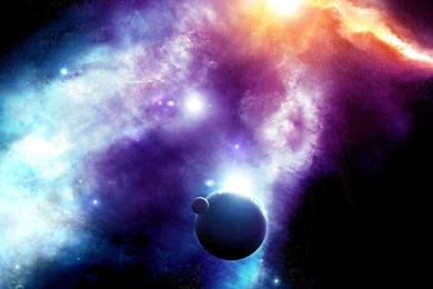 Neon Colors In Space Cool Wallpaper Backgrounds For Computer ...