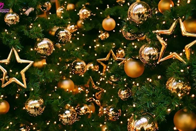 Merry Christmas Balls and Christmas Tree HD Wallpaper Image HD.jpg