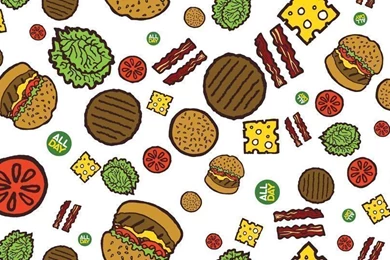 Bacon Cheeseburger Pattern