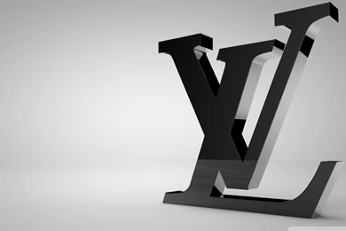 Louis Vuitton Shiny Black Logo HD Desktop Wallpapers : Widescreen ...