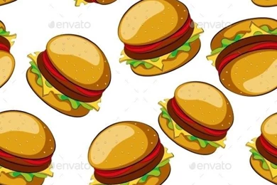 Hamburger (Patterns) Download ~ Best GFX Download