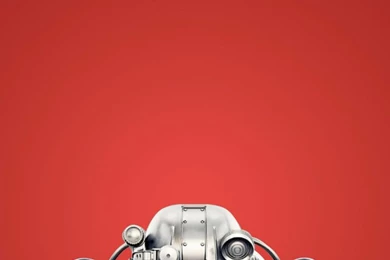 Fallout 4 Red iPhone 5 Wallpapers (640x1136)
