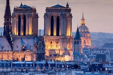 Romantic Paris Night iPhone 4s Wallpapers Download