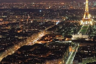 Paris At Night iPhone 5 Wallpapers