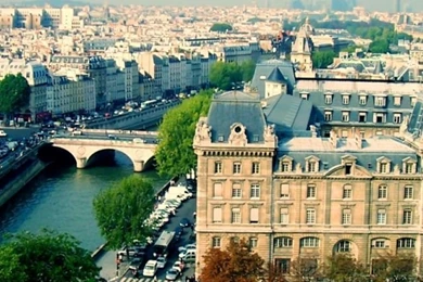 Paris From NotreDame iPhone 5 Wallpapers