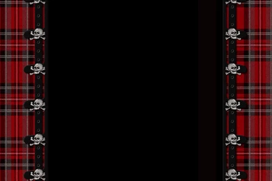 Skull Red Black Checks Wallpaper Backgrounds Picture And Layout ...
