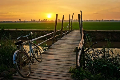 Wood bridge bicycle sunset 1920x1080.jpg