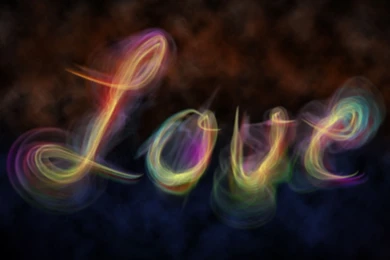 Colorful Smoke Love Wallpapers   Holiday Wallpapers