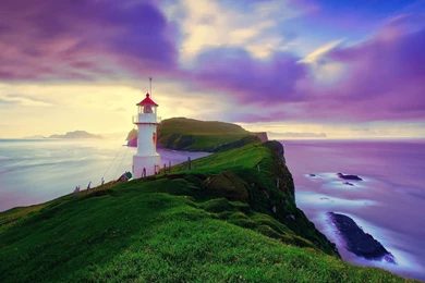 Mykines Lighthouse Wallpapers   Beach Wallpapers
