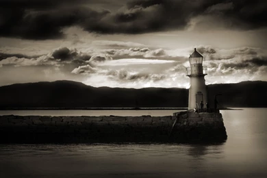 Dark Light House Wallpapers