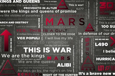 Download Wallpapers 1920x1080 30 Seconds To Mars, Words, Symbol ...
