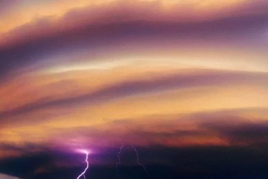 640x1136 Lightning Tornado Iphone 5 Wallpapers