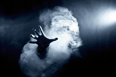Download Wallpapers 2560x1600 Dark, Hand, Smoke 2560x1600 HD Backgrounds