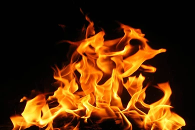 Yellow Orange Fire Flame