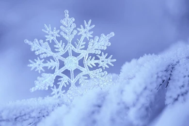 Download Wallpapers 3840x2160 Snow, Snowflake, Winter, Form ...