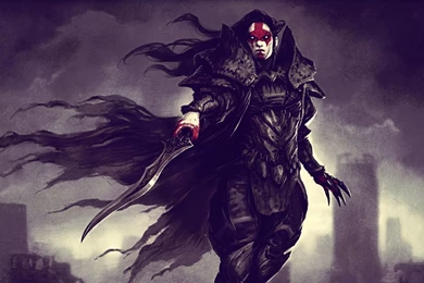 Download Wallpapers 1680x1050 Armor, Warrior, Sword, Blood, Vampire ...