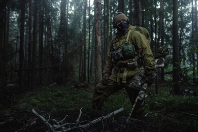 Soldier In The Forest Wallpapers   Photography Wallpapers