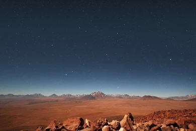 Starry Night In The Desert Wallpaper.jpg