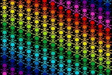 Rainbow Skulls Backgrounds By ShapelessVENGENCE On DeviantArt