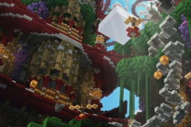 Download Minecraft Orient Excess Wallpapers For iPhone 4