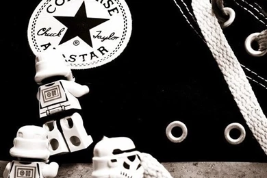 Download Lego Star Troopers On Converse Wallpapers For iPhone 4