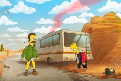 1680x1050] The Simpsons Breaking Bad : Wallpapers