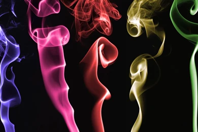 Colorful Smoke Facebook Cover