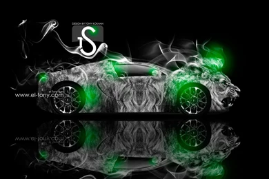 Bugatti Veyron Lion Smoke Power 2013 « El Tony