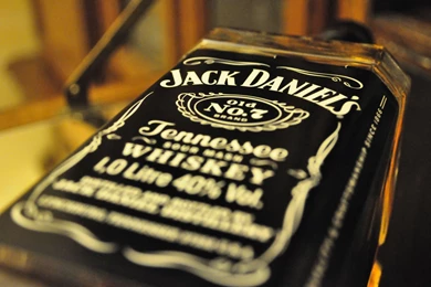 Jack Daniels Whisky Bottle   Wallpaper.