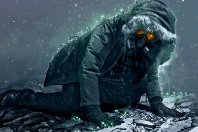 Man With A Gas Mask Crawling Wallpapers   Artistic Wallpapers