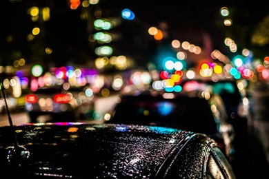 Out Of Focus City Lights Wallpapers