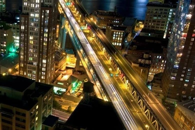 New York By Night iPhone 5s Wallpapers Download