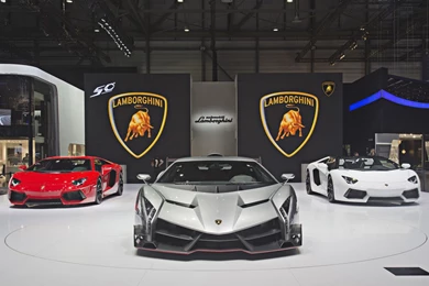 2013 Lamborghini Veneno Geneva Motor Show Wallpapers